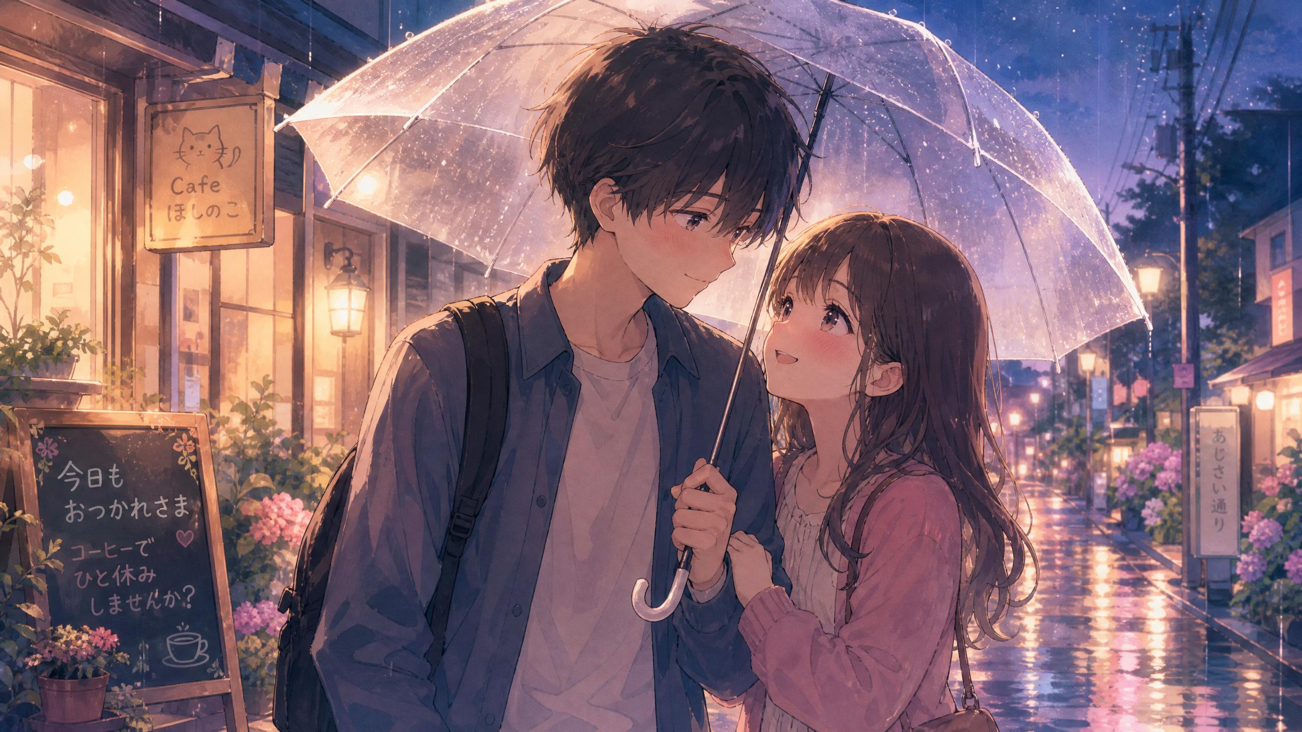 每日吃瓜-雨中相遇恋爱教程动漫合集